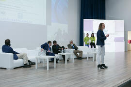 Julia Warnberg. Panel de expertos. 7º Congreso Internacional de Actividad Física Deportiva para Mayores. Escuela Técnica Superior de Ingeniería de Telecomunicaciones y de Informática. Noviembre de 2017
