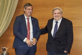 Toma de posesión de Francisco Javier Boned Purkiss como nuevo Vicerrector Adjunto de Infraestructuras de la Universidad de Málaga. Edificio del Rectorado. Abril de 2024
