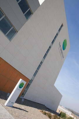Edificio The Green Ray (El Rayo Verde). Campus de Teatinos. Abril de 2015