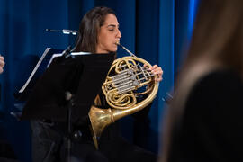 Concierto de Bandas Sonoras de la 30 edición de Fancine de la Universidad de Málaga. Auditorio de la Escuela Técnica de Ingeniería de Telecomunicaciones e Informática. Noviembre de 2020