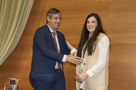 Toma de posesión de María Julia Muratore como nueva Vicegerente de Asuntos Económicos de la Universidad de Málaga. Edificio del Rectorado. Abril de 2024