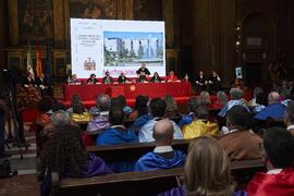 Discurso de José Ángel Narváez. Entrega de la medalla de oro de la Universidad de Sevilla a la Universidad de Málaga. Iglesia de la Anunciación, Sevilla. Septiembre de 2022