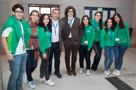 Voluntariado y organizadores. 6º Congreso Internacional de Actividad Física Deportiva para Mayores. Escuela Técnica Superior de Ingeniería de Telecomunicaciones y de Informática. Marzo de 2015