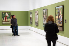 Exposición "Aguatintas por Seguiriyas", de Eugenio Chicano. Palacio Episcopal de Málaga. Enero de 2019
