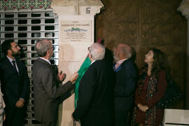 Inauguración de la placa conmemorativa de la Casa Natal de Eugenio Chicano. Málaga. Octubre de 2017