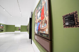 Exposición "Aguatintas por Seguiriyas", de Eugenio Chicano. Palacio Episcopal de Málaga. Enero de 2019