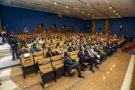 Asistentes a la investidura de Emilia Casas Baamonde como Doctora "Honoris Causa" por la Facultad de Derecho de la Universidad de Málaga. Paraninfo. Noviembre de 2022