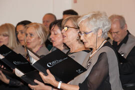 Coro Oficial de la Universidad de Málaga. Homenaje al personal que cumple 25 años de servicio en la UMA o jubilado. Paraninfo. Junio 2016