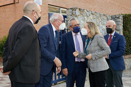 Visita de la Ministra de Economía Nadia Calviño a la Universidad de Málaga. Facultad de Ciencias Económicas y Empresariales. Enero de 2022