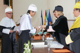Investidura de nuevos doctores por la Universidad de Málaga. Paraninfo. Febrero de 2012