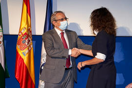 Toma de posesión de Verónica De Miguel Luken como nueva profesora titular del Área de Sociología de la Universidad de Málaga. Paraninfo. Diciembre de 2021