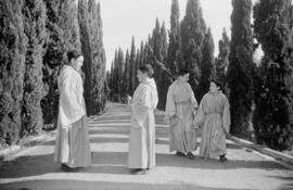 Málaga. Monaguillos. Finca del Obispado en Velez-Málaga. Marzo de 1963