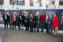 Inauguración de la exposición "Diversas capacidades (in)visibles". Facultad de Ciencias de la Educación y Psicología. Noviembre de 2017