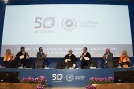 Apertura del Curso Académico 2023/2024 de la Universidad de Málaga. Paraninfo. Septiembre de 2023