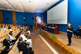 Lectura de lección inaugural. Apertura del Curso Académico 2020/2021 de la Universidad de Málaga. Paraninfo. Septiembre de 2020