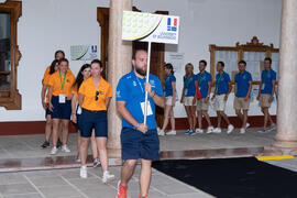 Desfile de deportistas. Ceremonia de inauguración del Campeonato Europeo de Golf Universitario. Antequera. Junio de 2019
