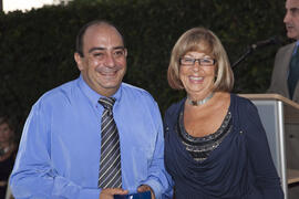 Cena de gala con motivo al homenaje para los jubilados y personal que cumple 25 años de servicio en la Universidad de Málaga. Jardín Botánico. Junio de 2010