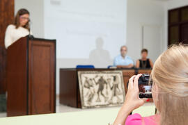 Intervención de Purificación Zayas. Graduación de los alumnos del CIE de la Universidad de Málaga. Centro Internacional de Español. Septiembre de 2014