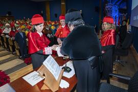 Investidura de Emilia Casas Baamonde como Doctora "Honoris Causa" por la Facultad de Derecho de la Universidad de Málaga. Paraninfo. Noviembre de 2022
