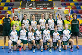 Partido Radboud University Nijmegen - Universidad de Valencia. Categoría femenina. Campeonato Europeo Universitario de Balonmano. Antequera. Julio de 2017