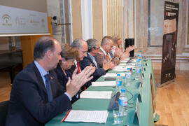 Inauguración de las jornadas. Olimpiada Española de Economía, Fase Nacional. Sala Unicaja de Conciertos María Cristina. Málaga. Junio de 2015