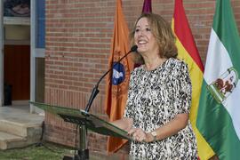 Intervención de Concepción Ortega. Homenaje al personal jubilado de la Facultad de Ciencias Económicas y Empresariales. Campus de El Ejido. Septiembre de 2022