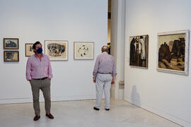 Visita a la exposición "Eugenio Chicano Siempre". Museo de Málaga. Junio de 2021