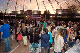 Acto de bienvenida a los alumnos Erasmus de la Universidad de Málaga. Jardín Botánico. Octubre de 2013