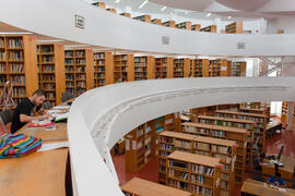 Biblioteca de Derecho "Alejandro Rodríguez Carrión". Campus de Teatinos. Octubre de 2012
