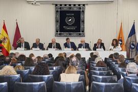 Intervención de Eugenio Luque. Presentación del libro "50 años de doctores Honoris Causa por la Universidad de Málaga". Facultad de Ciencias Económicas y Empresariales. Febrero de 2024