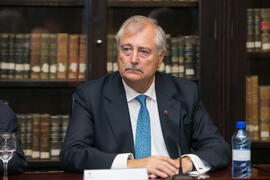 José María Martín Delgado. Reunión para la Declaración de Granada. Facultad de Derecho de la Universidad de Granada. Mayo de 2018