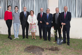 Presentación del árbol de Hipócrates donado por la isla de Kos. Facultad de Medicina. Octubre de 2017