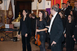Concierto de Navidad de la Coral Sancti Petri homenaje a la Facultad de Económicas. Iglesia de los Mártires. Diciembre de 2015