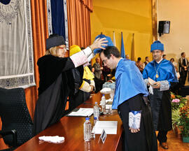 Investidura de nuevos doctores por la Universidad de Málaga. Paraninfo. Abril de 2008