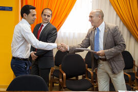 Entrega de Becas de la Cátedra Santander de Responsabilidad Social Corporativa. Facultad de Ciencias Económicas y Empresariales. Julio de 2015