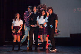 Ensayos para la Gala Inaugural de la XXIV edición de Fancine de la Universidad de Málaga. Teatro Cervantes. Noviembre de 2014