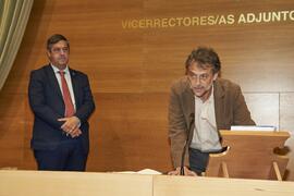 Toma de posesión de Eduardo Retamero Frías como nuevo Coordinador de Procesos de Estudiantes de la Universidad de Málaga. Edificio del Rectorado. Abril de 2024