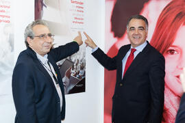 José Ángel Narváez y José Antonio Cristóbal. Jornadas de Puertas Abiertas de la Universidad de Málaga. Complejo Polideportivo Universitario. Abril de 2016
