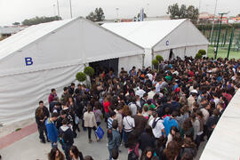 Jornadas de Puertas Abiertas de la Universidad de Málaga. Complejo Polideportivo Universitario. Marzo de 2010