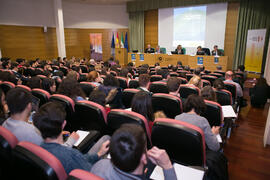 Mesa 1: "La perspectiva de las Naciones Unidas". Jornada "Brexit y Gibraltar. Un reto con oportunidades conjuntas". Edificio del Rectorado. Febrero de 2017