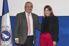 Toma de posesión de Carmen María González Domenech como profesora titular del Área de Microbiología de la Universidad de Málaga. Toma de posesión de nuevos catedráticos y profesores titulares de la Universidad de Málaga. Paraninfo. Noviembre de 2023