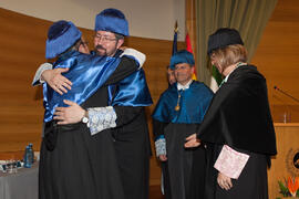 Investidura como Doctor "Honoris Causa" de D. Antonio García-Bellido por la Facultad de Ciencias de la Universidad de Málaga. Rectorado. Marzo de 2015