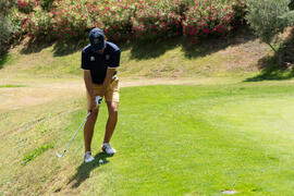 Jugador de la Universidad de Málaga. Campeonato Europeo de Golf Universitario. Antequera. Junio de 2019