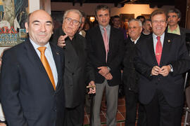 Inauguración de la exposición "Eugenio Chicano. Cofrade" en el Museo de la Semana Santa de Málaga. Noviembre de 2011