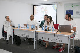 Mesa redonda: «Mesa de ONGs: La arriesgada tarea de la defensa de los derechos Humanos en la frontera». Curso "La inmigración de personas vulnerables". Cursos de Verano de la Universidad de Málaga. Vélez-Málaga. Julio de 2019