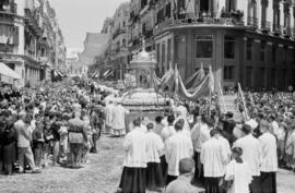 Málaga. Procesión del Corpus Christi. Junio de 1963