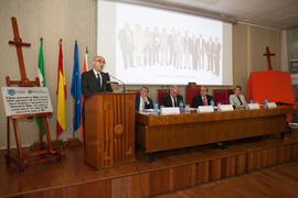 José Juan Benítez Rochel en el acto conmemorativo del 50 Aniversario de la Facultad de Económicas. Facultad de Ciencias Económicas y Empresariales. Octubre de 2015