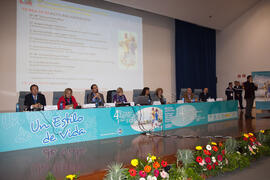 Mesa presidencial. Acto inaugural del 4º Congreso Internacional de Actividad Físico-Deportiva para Mayores. Escuela Técnica Superior de Ingeniería Informática y Telecomunicaciones. Marzo de 2011