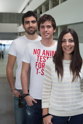 Retrato de alumnos para una portada de revista. Facultad de Comercio y Gestión. Marzo de 2012