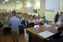 Intervención de Fernando Navarro. Jornada de clausura del I Concurso de Creación de Empresas. Facultad de Ciencias Económicas y Empresariales. Málaga. Mayo de 2015